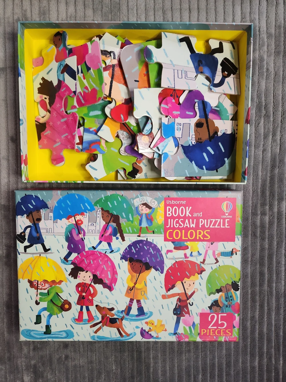 Usborne jigsaw puzzle colors 25 pieces